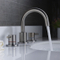 Grifo para baño generalizado en níquel cepillado, grifo para lavabo con 3 orificios