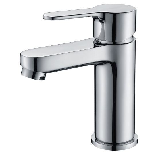 Grifo monomando para lavabo en cromo, grifo monomando para baño