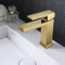 Grifo de baño de color dorado, grifo de lavabo en color dorado