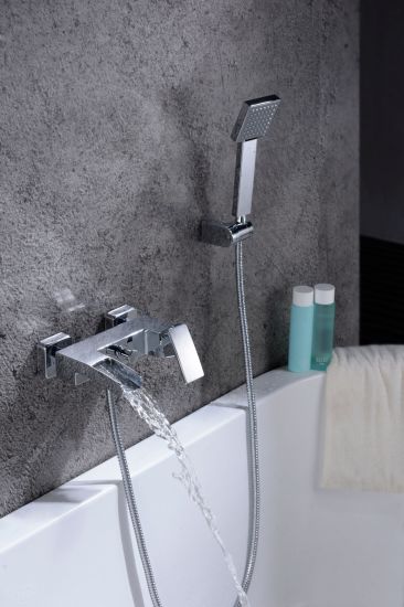 Conjunto de ducha de grifo de cascada Grifo de baño mezclador de agua para bañera