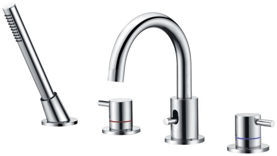 Grifo de ducha con 4 orificios para lavabo Sacar el grifo de la ducha