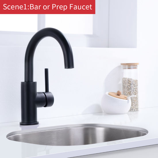 Grifo de baño negro, grifo de lavabo en negro
