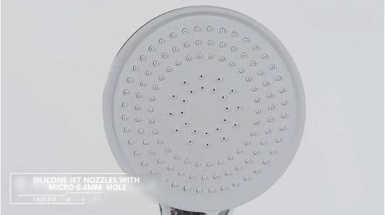 Cabezal de ducha que ahorra agua con botón de parada